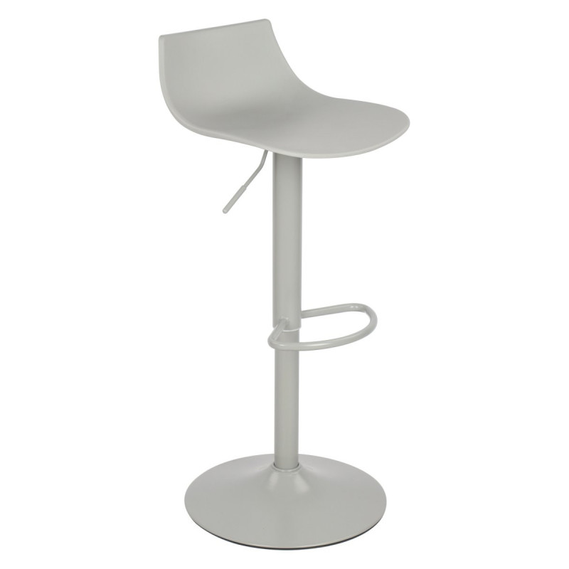 Set di 2 sgabelli Casper polipropilene grigio medio moderni casa
