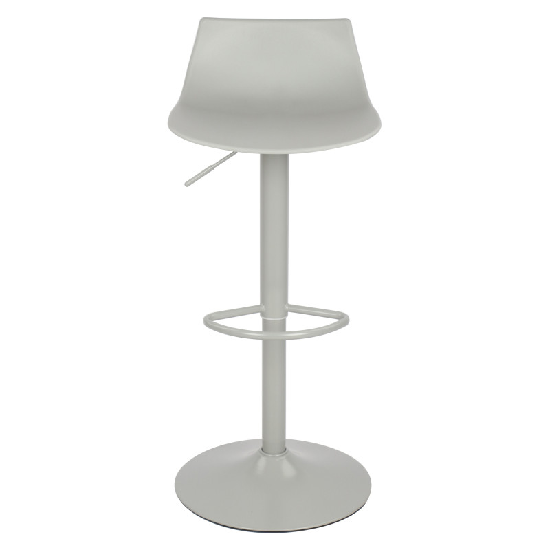Set di 2 sgabelli Casper polipropilene grigio medio moderni casa