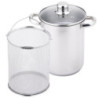Set di 4 confezioni aspargera inox 18/10 cucina pratica e sana
