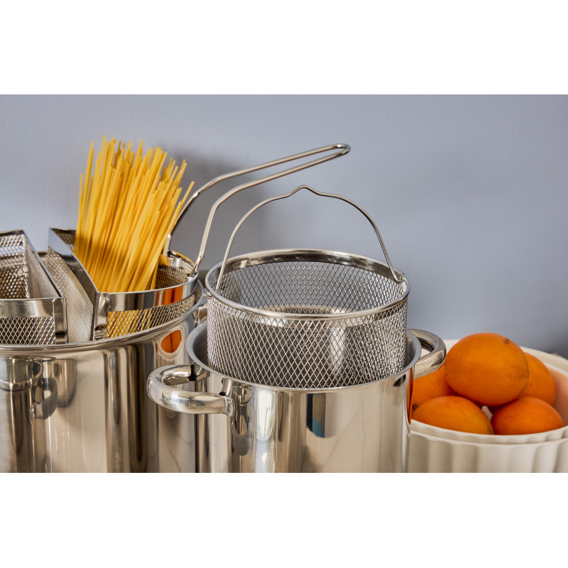 Set di 4 confezioni aspargera inox 18/10 cucina pratica e sana