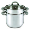 Set di 4 cuociscola 3pz Ø24 inox 18/10 con silicone cucina pratica