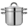 Set di 4 cuociscola 3pz Ø24 inox 18/10 con silicone cucina pratica