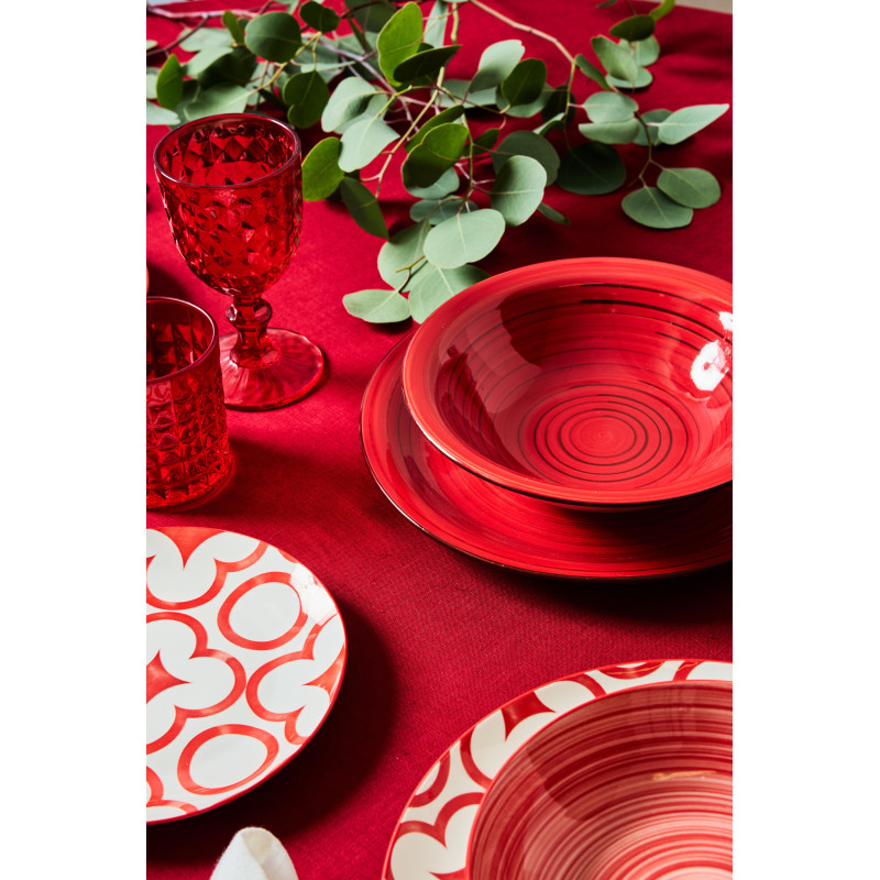 Set di 4 piante ficus sintetica Real Touch H110cm vaso verde deco