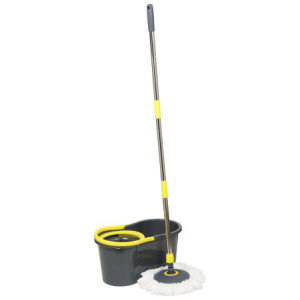 Set di 6 Secchi Mop Lavapavimenti Rotante 5 litri pratici bagno