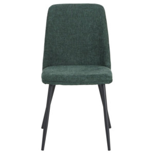 Zoom Set di 4 Sedie Tracy In Tessuto Color Verde Scuro Dimensione 57x45x84cm