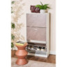 Set di 2 Tavolini Klepsy metallo terracotta Ø30,5xh44,5cm moderni
