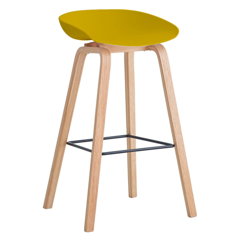 Set di 6 Sgabelli Lelia senape 40x52x75cm sgabelli moderni casa