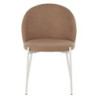 Set di 4 Sedie Shelly tessuto beige scuro 55x45x80cm moderne