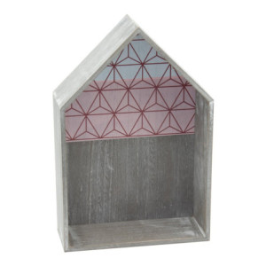 Set di 2 Mensole PinkGrey 20x8x30cm arredo casa moderno