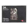 Set di 6 confezioni posate Classico Inox 24 pezzi cucina