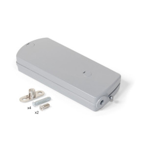 Microwinch Meccanismo a porta incernierata, 4 kg, Acciaio e Tecnoplastica, Grigia