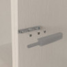 Lotto di 10 chiusure per porte da avvitare ai mobili con regolazione Push Lite, lunghezza 80 mm, Chiusura soft, Tecnoplast