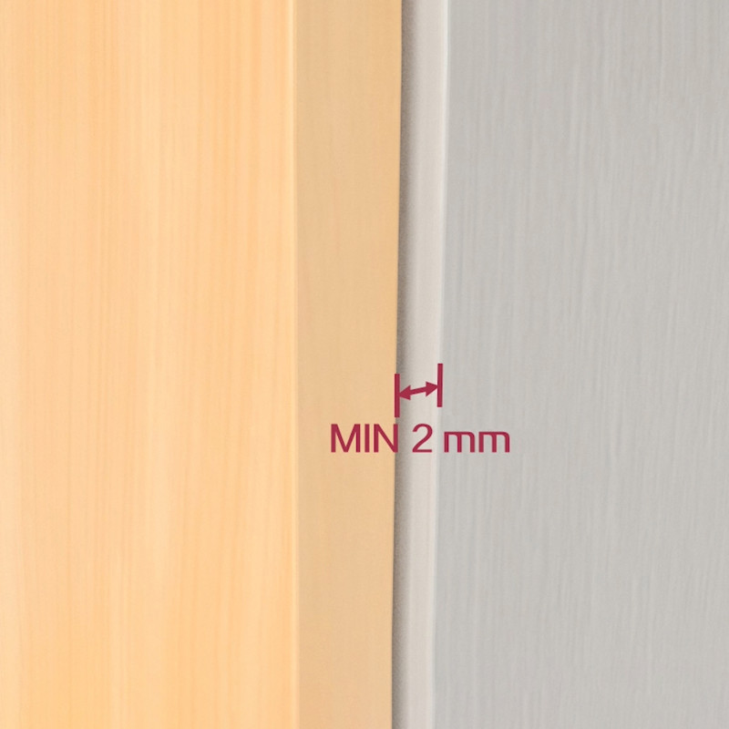 Lotto di 10 chiusure per porte da avvitare ai mobili con regolazione Push Lite, lunghezza 80 mm, Chiusura soft, Tecnoplast