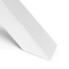 Set di gambe per tavolo Cross, larghezza 695mm, Acciaio, Verniciato bianco