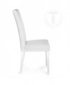 Sedia in pelle sintetica Jenny - set da 2 bianco
