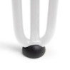 Lotto di 4 gambe Hairpin a 3 aste per tavolo, altezza 710mm, Acciaio, Verniciato bianco