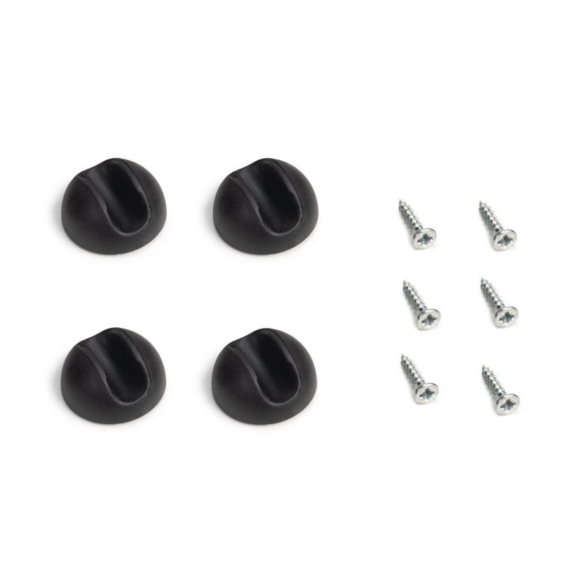 Lotto di 4 gambe Hairpin a 3 aste per tavolo, altezza 710mm, Acciaio, Verniciato bianco
