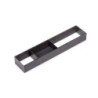 Organizzatore per cassetto Orderbox, 150x470 mm, Acciaio e Legno, Grigio antracite