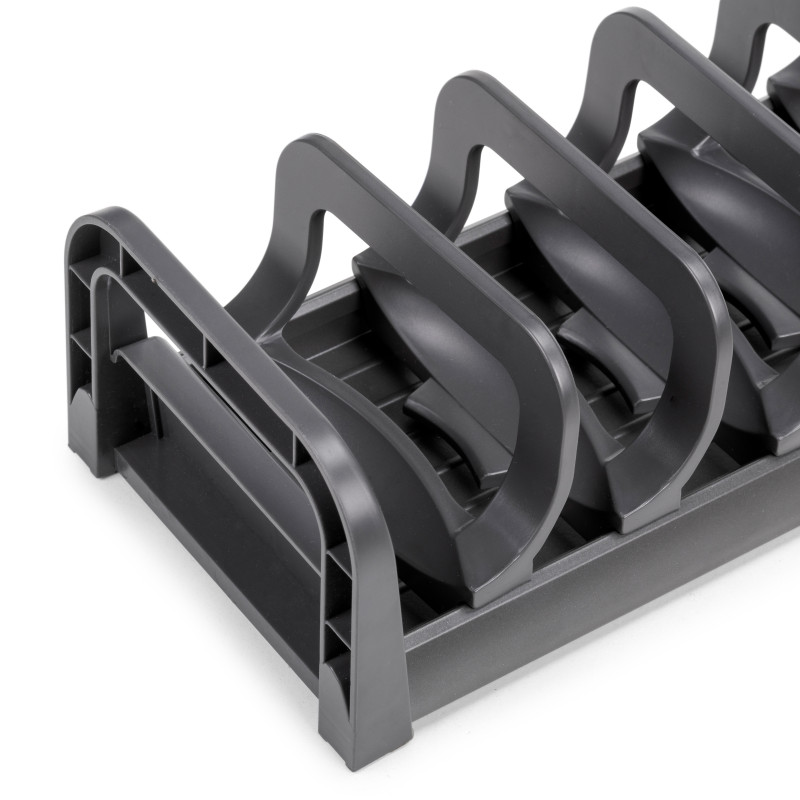Supporto per cassetto Orderbox, 90x470 mm, Alluminio e Tecnoplastica, Grigio antracite