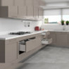 Cassetto esterno Concept 30kg, altezza 105mm, profondità 350mm, Acciaio, Verniciato bianco