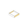 Cassetto esterno Concept 30kg, altezza 105mm, profondità 350mm, Acciaio, Verniciato bianco