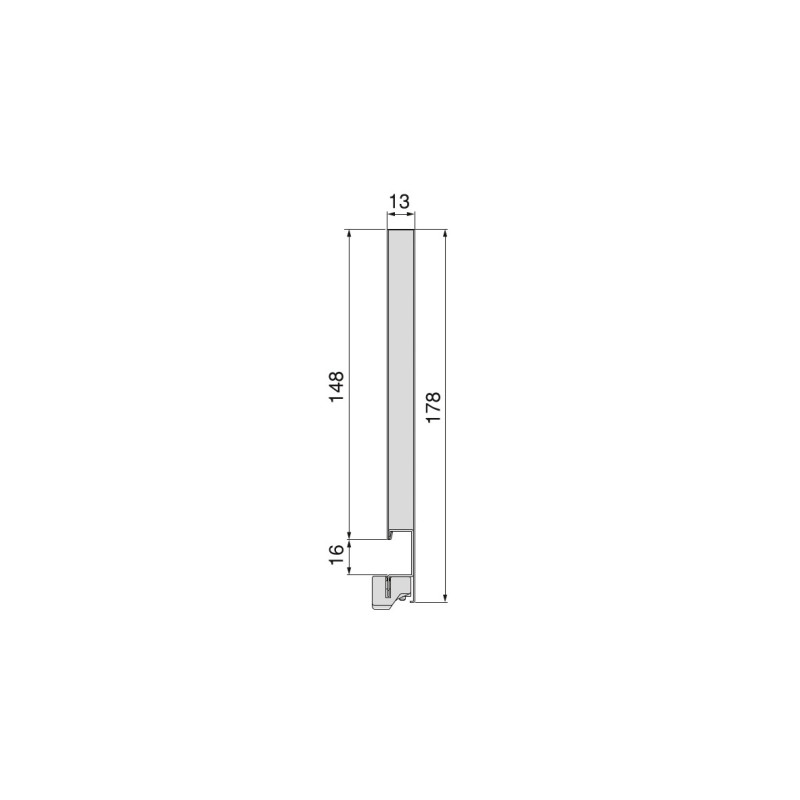 Kit di cassetti per cucina o bagno Vertex, altezza 93 mm, con pannelli inclusi, modulo 450 mm, Verniciato bianco
