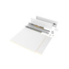 Kit di cassetti per cucina o bagno Vertex con regolazione 3D, altezza 93 mm, con pannelli inclusi, modulo 450 mm, Grigio a