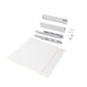 Kit di cassetti per cucina o bagno Vertex con regolazione 3D, altezza 93 mm, con pannelli inclusi, modulo 600 mm, Grigio a