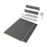 Kit di cassetti per cucina o bagno Vertex, altezza 178 mm, con pannelli inclusi, modulo 450 mm, Verniciato bianco