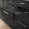 Kit di cassetti per cucina o bagno Vertex con regolazione 3D, altezza 178 mm, con pannelli inclusi, modulo 900 mm, Vernici
