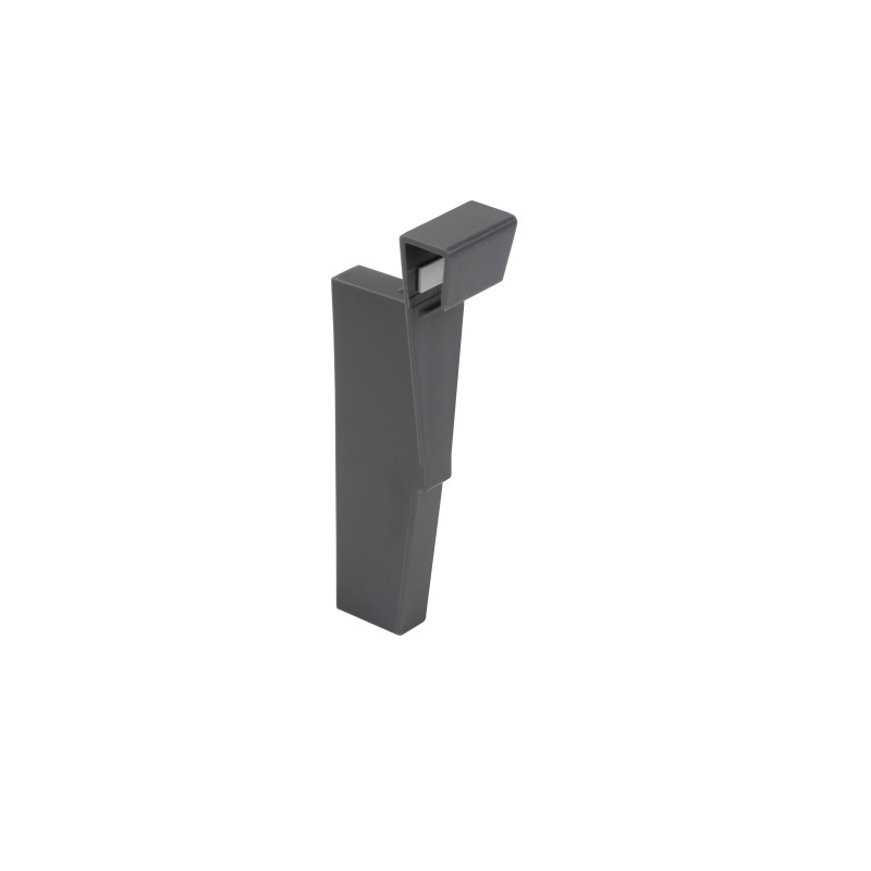 Cassetto esterno Vertex con regolazione 3D altezza 93mm, 40kg, profondità 350mm, Acciaio, Verniciato bianco