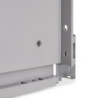 Cassetto esterno Vertex con regolazione 3D altezza 93mm, 40kg, profondità 350mm, Acciaio, Grigio antracite