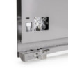 Cassetto esterno Vertex con regolazione 3D altezza 131mm, 40kg, profondità 450mm, Acciaio, Grigio antracite