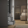Cassetto esterno Vertex con regolazione 3D altezza 178mm, 40kg, profondità 450mm, Acciaio, Grigio antracite