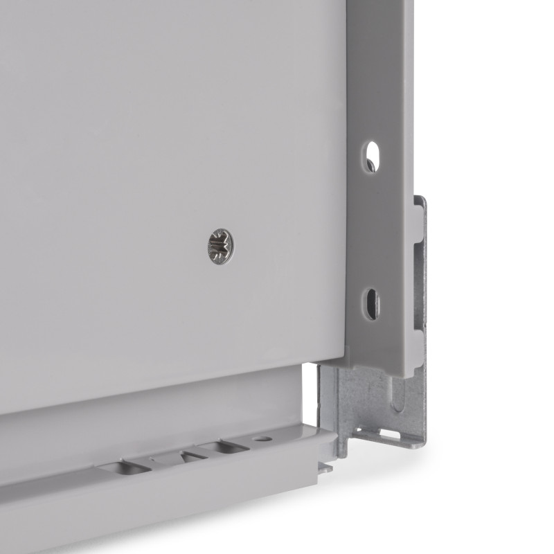 Cassetto esterno Vertex con regolazione 3D altezza 178mm, 40kg, profondità 450mm, Acciaio, Grigio antracite