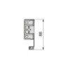 Cassetto esterno Simplex 25 kg, altezza 88 mm, profondità 440 mm, Acciaio, Grigio antracite