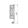 Cassetto esterno Simplex 25 kg, altezza 122 mm, profondità 490 mm, Acciaio, Verniciato bianco