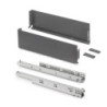 Cassetto esterno Simplex 25 kg, altezza 159 mm, profondità 490 mm, Acciaio, Verniciato bianco