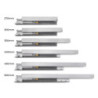 Cassetto esterno Protone 30kg, guide di estrazione totale con una chiusura soft, altezza 93mm, profondità 300mm, Acciaio