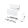 Cassetto esterno Protone 30kg, guide di estrazione totale con una chiusura soft, altezza 178mm, profondità 350mm, Acciaio