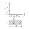 Lotto di 500 viti, testa piatta Pozidrive, diametro 6,2 mm, 13 mm, Euro, Acciaio, zincato