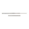 Set di guide a sfera per cassetti a estrazione totale, altezza 45 mm, L650 mm, Acciaio, Zincato bianco