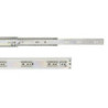 Set di guide a sfere per cassetti con estrazione totale, altezza 45 mm, lunghezza 300 mm, Acciaio, Zincato bianco