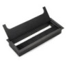 Multipresa estraibile Vertikal, 3 prese Schuko, 1 USB Tipo A, 1 USB Tipo C, Tecnoplastica e Alluminio, Grigio metallizzata