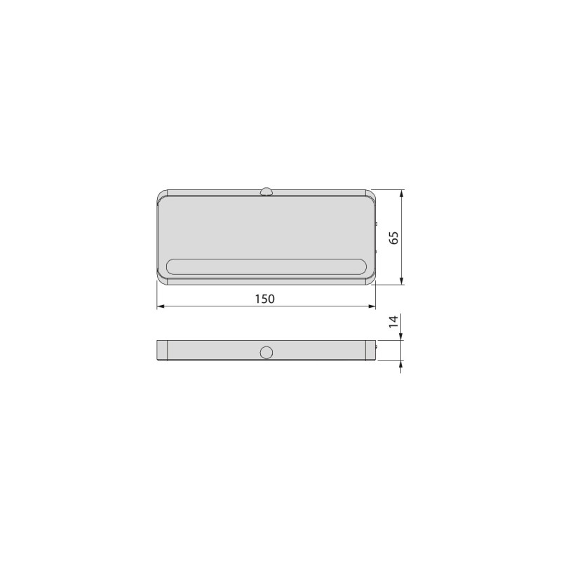 Multiconnettore da tavolo Atom 14, 130x115 mm, 1 presa Schuko, 2 USB tipo A, 1 HDMI, Acciaio e Tecnoplastica e Alluminio