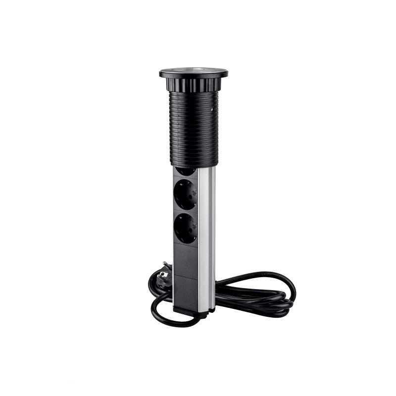Luce LED Kraz ricaricabile via USB con sensore di movimento, Luce Bianco naturale 4.000K, Tecnoplastica, Grigio metallizza