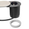 Caricabatterie wireless Airtop 2, con USB A, D.60mm, 5V DC / 2.1A (USB-10W/Qi-10W), Tecnoplastica, Nero