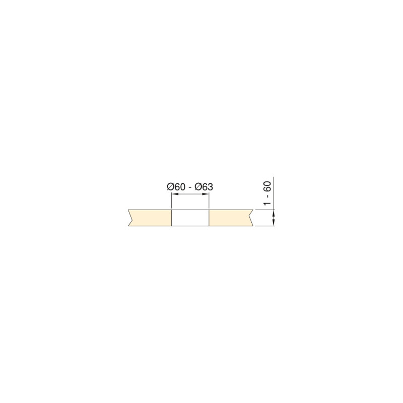 Lotto di 10 interruttori da incasso D21x21, Tecnoplastica, Bianco