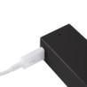 Barra Appendiabiti per armadi con luce LED Castor, batteria estraibile e sensore di movimento, L708 mm, Tecnoplastica e Al
