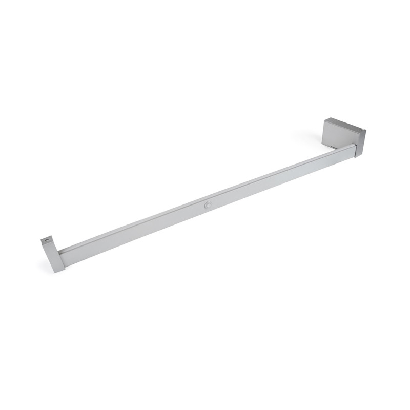 Barra Appendiabiti per armadi con luce LED Castor, batteria estraibile e sensore di movimento, L1.008 mm, Tecnoplastica e